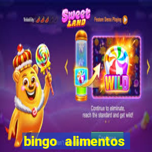 bingo alimentos para imprimir